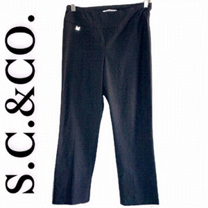 S.c.&co Black Pull Over Stretchy Women’s Pants
